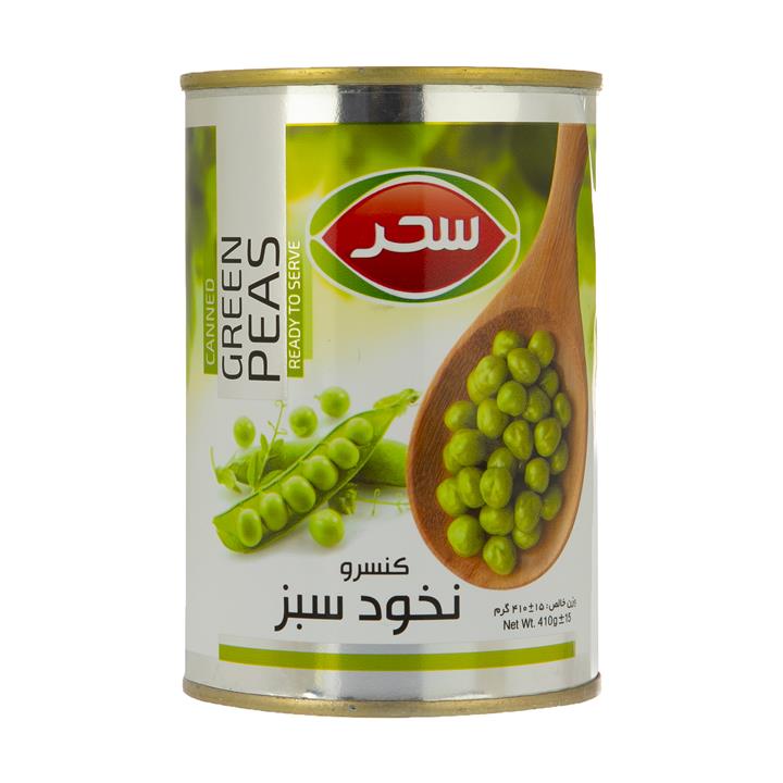 کنسرو نخود سبز سحر - 410 گرم Sahar Green Peas - 410 gr